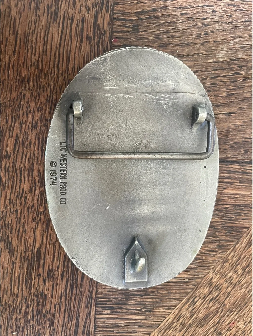 LTC Western Production Company Roper Belt Buckle 1974